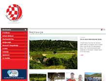 Tablet Screenshot of croatia-cricket.hr